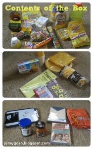 Send a box of sunshine with this care package. Perfect for deployed military, college students, or missionaries.