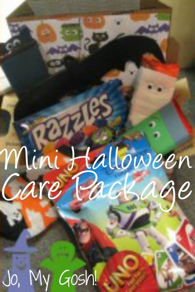 Send trick or treats with a mini Halloween care package!