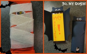 Halloween care package inspiration-- including lollipop ghosts!
