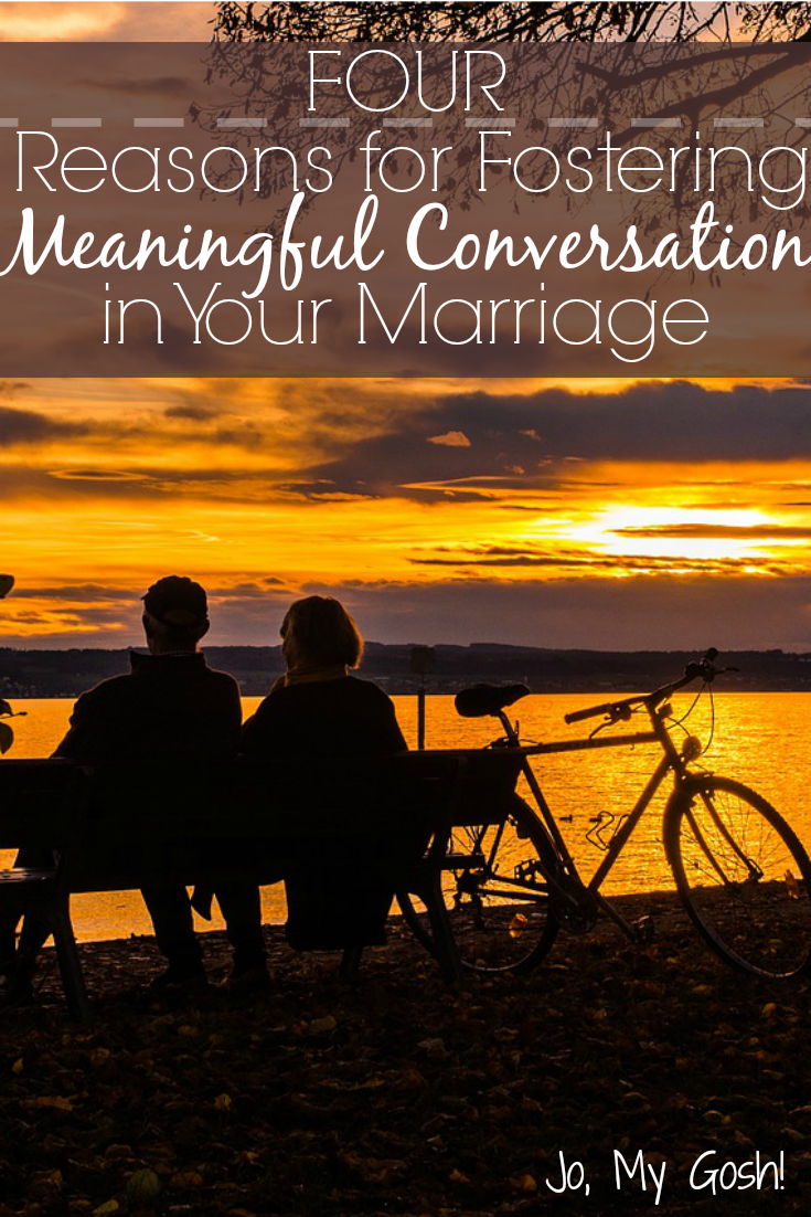 4 great reasons for conversation in marriage. Love these!