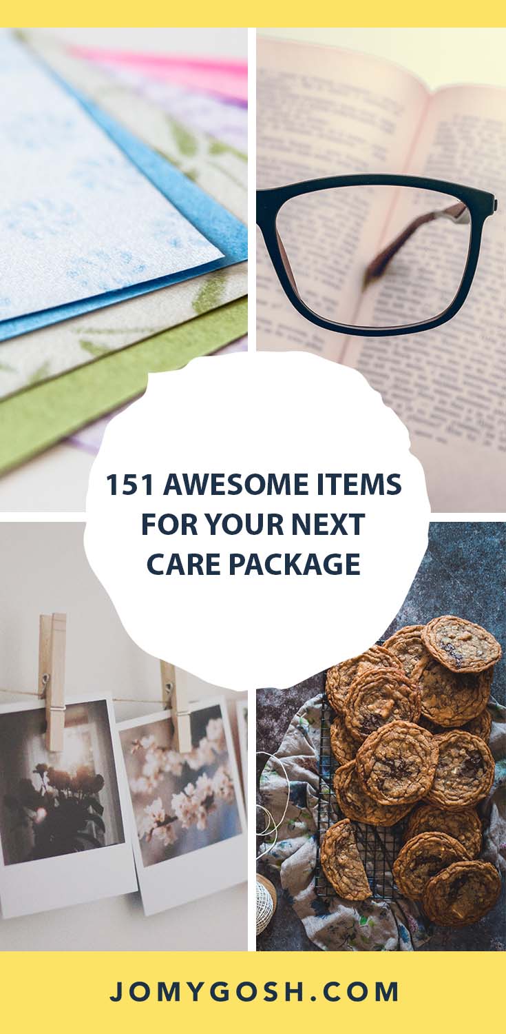 150 Awesome Care Package Ideas And Items Jo My Gosh