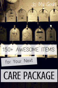 150+ awesome items for your next care package