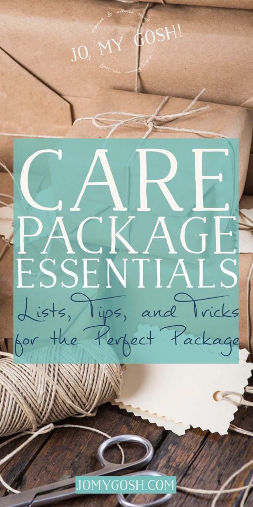 Everything you need on hand to create a care package.