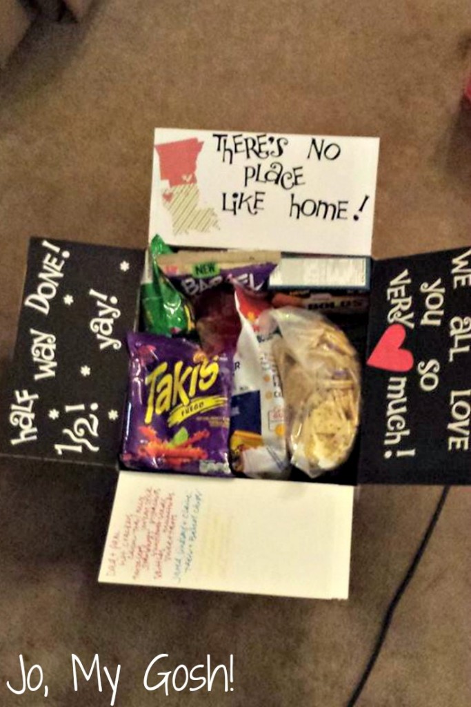 No place like home care package idea for long distance relationships and deployments. milspouse, milso, ldr
