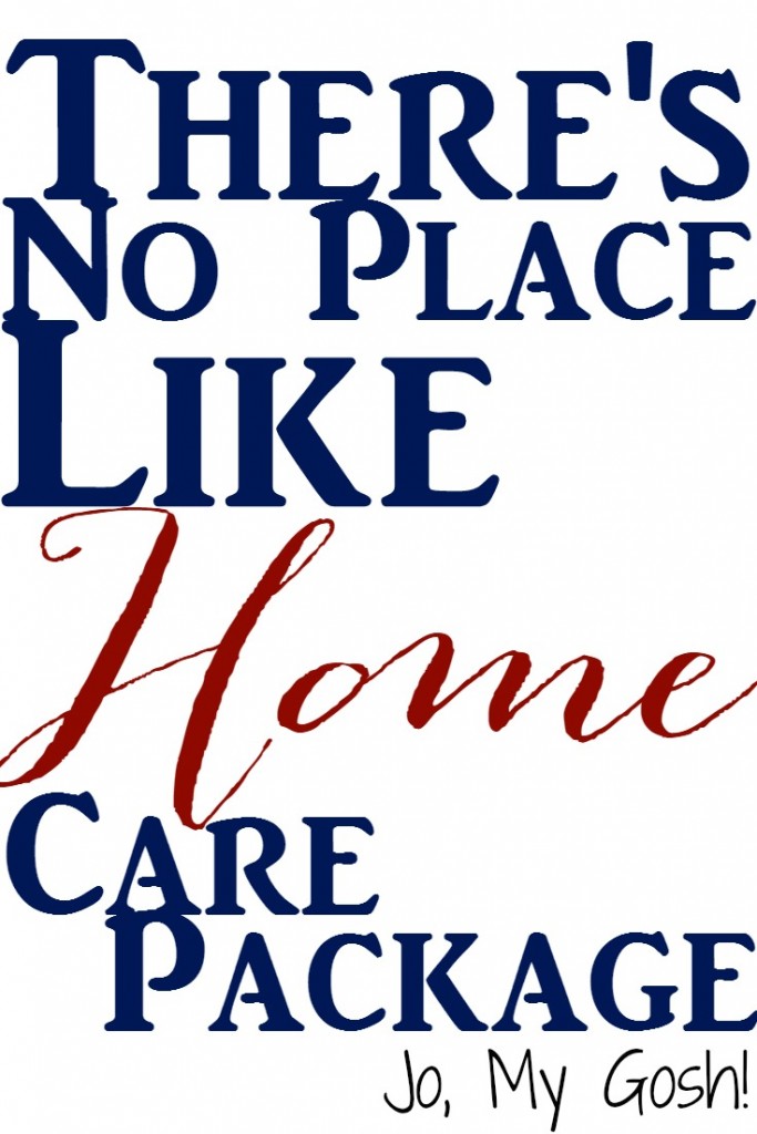 No place like home care package idea for long distance relationships and deployments. milspouse, milso, ldr
