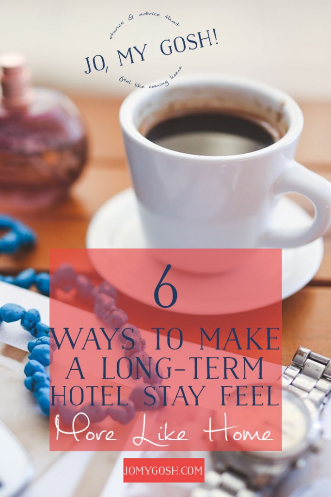 Making a home away from home in a hotel. Tips for a PCS-- must keep for later!
