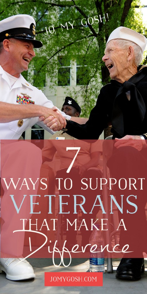 Great suggestions for making a difference in a veteran's life.