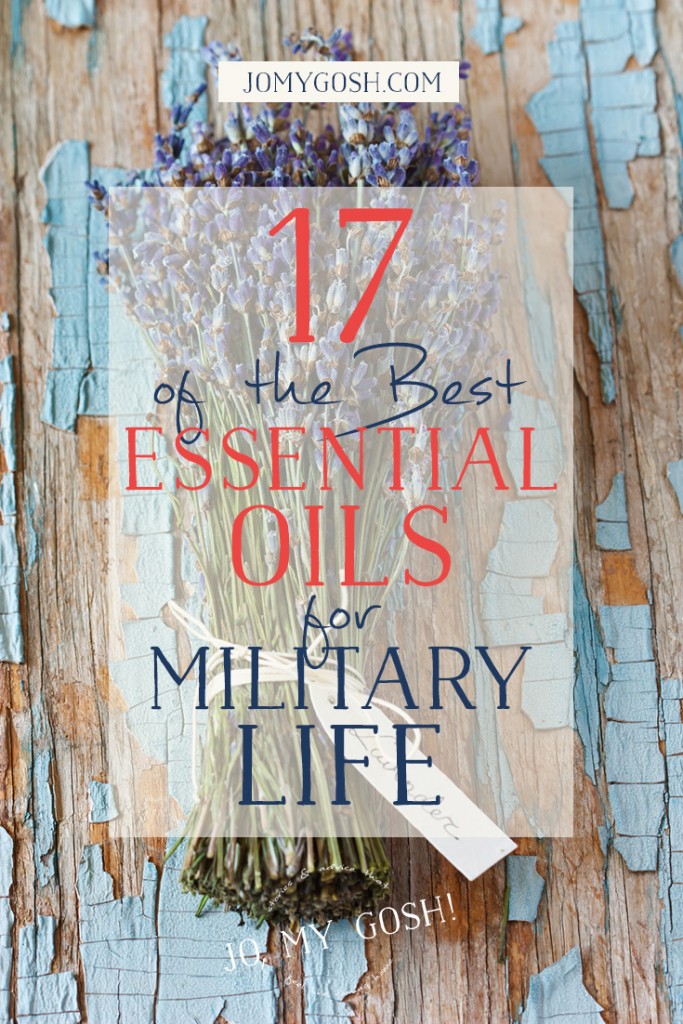 List of essential oils for different situations in military life-- stress, deployment, homecoming, PCSing. Definitely saving this one!