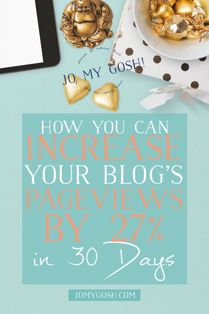 She increased her pageviews by 27% in one month and is sharing how she managed to grow her blog that much!
