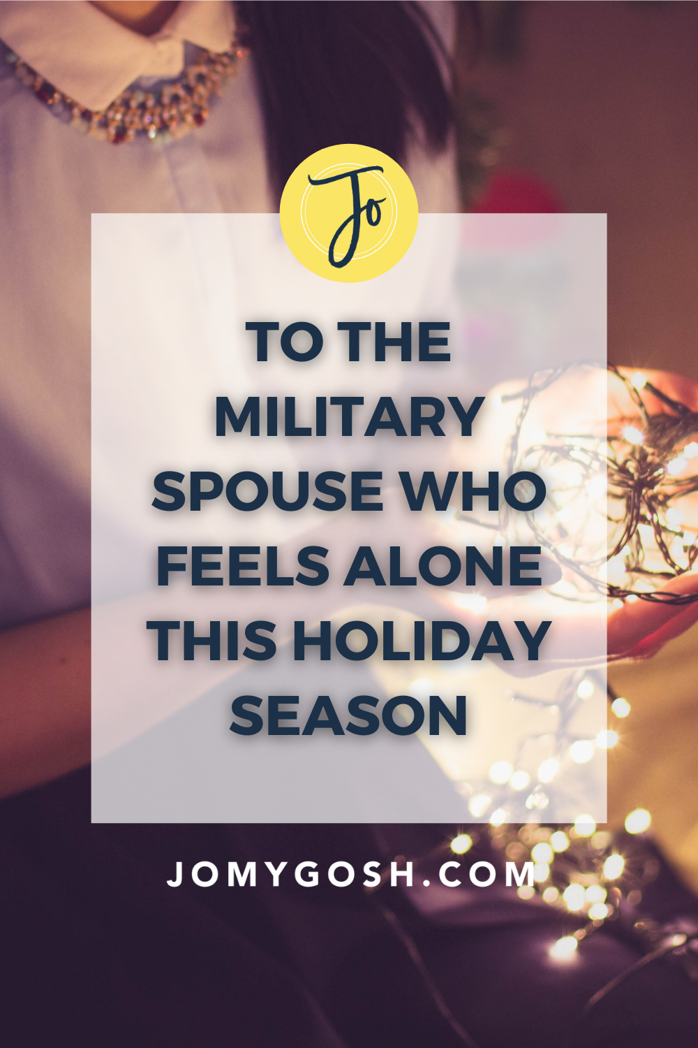 The holidays can be rough for military spouses. Here's what I want you to know.