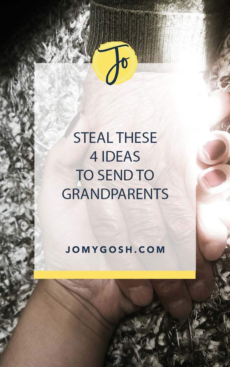 If grandparents are far away from their grandkids, these crafty ideas will help close the miles. #military #families #family #militaryspouse #milspouse #craft #crafting #grandparents #grandma #grandpa #jomygosh #mail #happymail