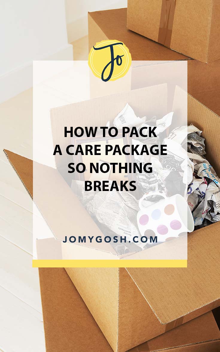 Sending a care package across the state or across the world is a bumpy journey. Here's how to make sure that you pack your care package so nothing breaks or is destroyed when it gets to your recipient. #mail #happymail #carepackage #ldr #longdistance #longdistancerelationship #military #deployment